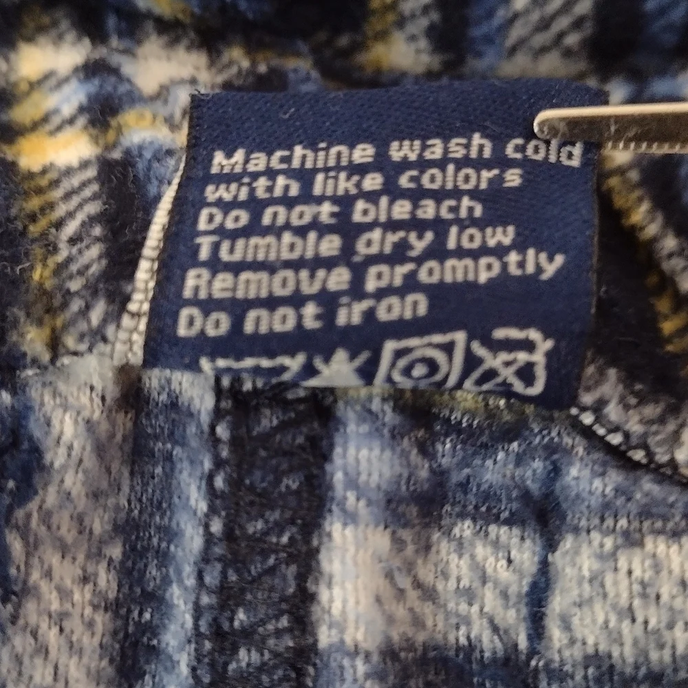 Izod Men's Blue Plaid Flannel Lounge Pants Size (L)
